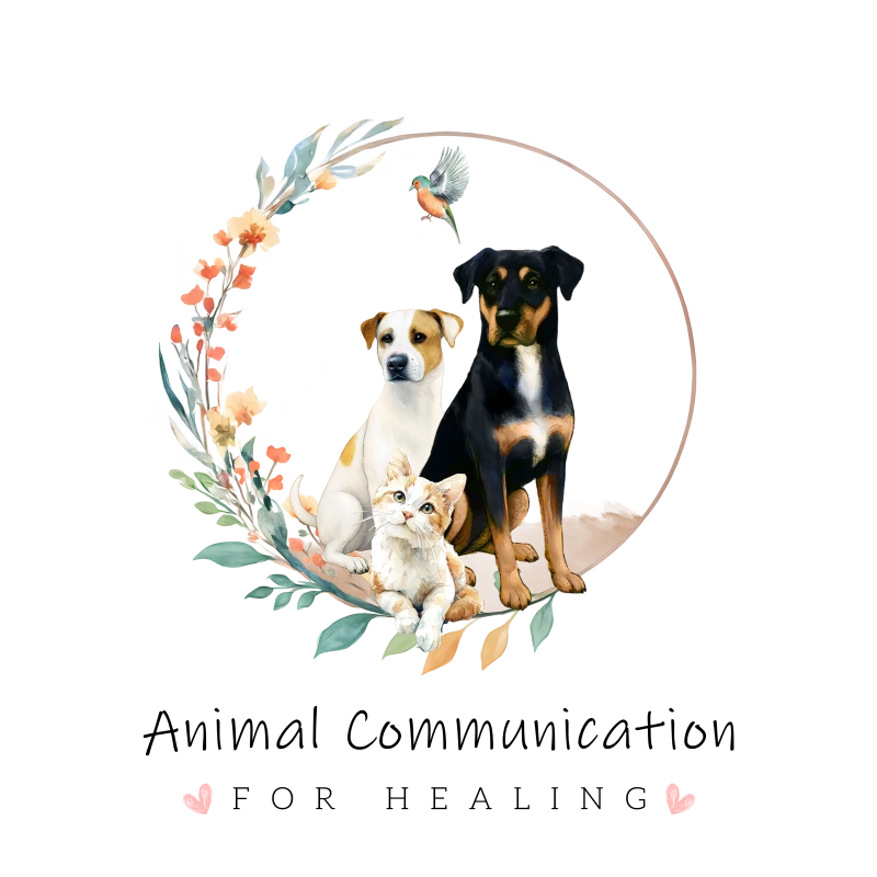 Animal Communication for Healing logo illustration