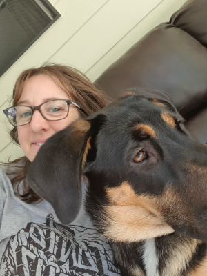 Sharon working with Max